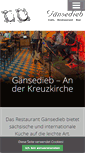 Mobile Screenshot of gaensedieb.de